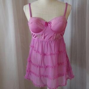Women's Babydoll Lingerie Top. Size L